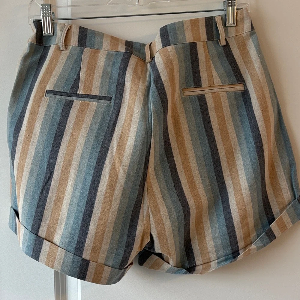 Knot Sisters Multicolor Striped Shorts - Picture 5 of 5